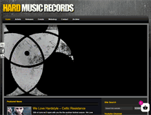 Tablet Screenshot of hardmusicrecords.com